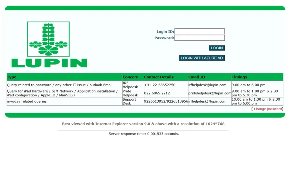 MyUday Lupin Login