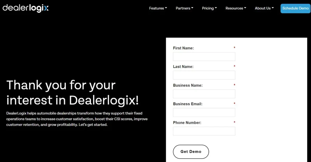 Dealerlogix Demo