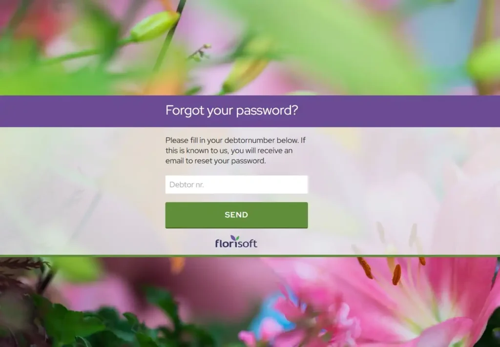 How To Reset Forget Password For Florismart Login