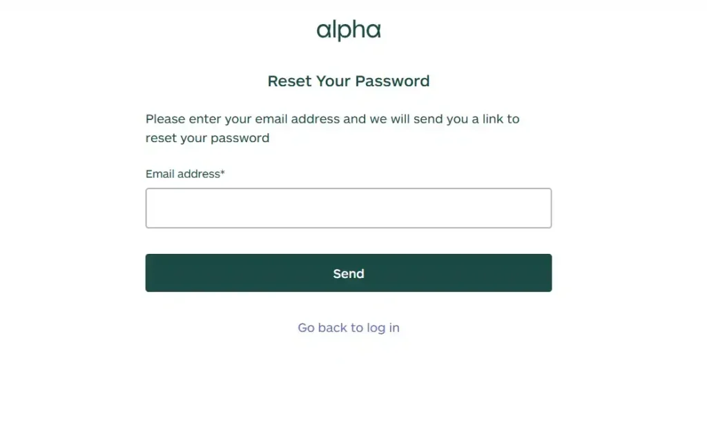 How To Reset Forget Password For Helloalpha Login