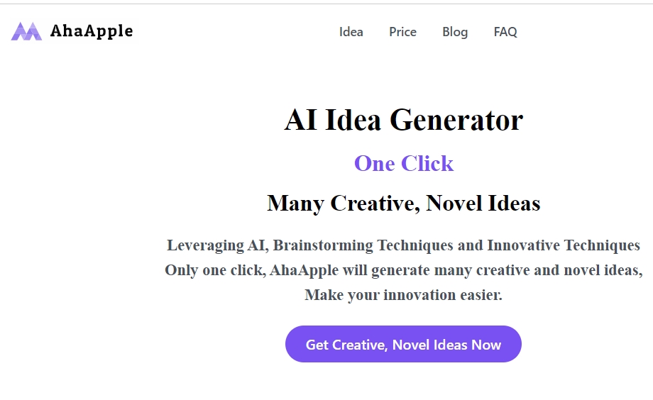 How To Use AhaApple AI Free: Your Ultimate Idea Generator