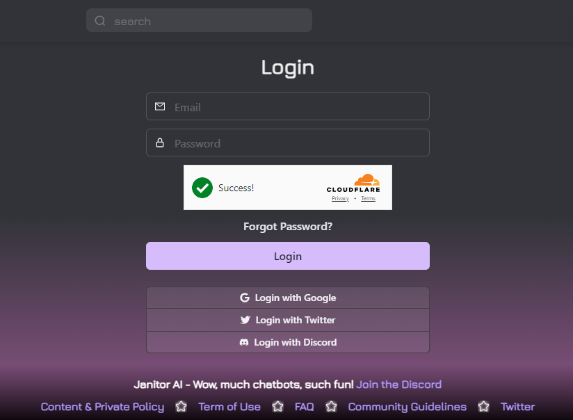 Janitor AI Login