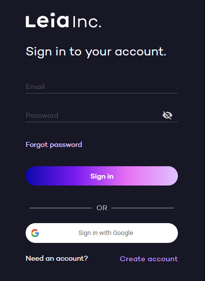 How to Leiapix AI Login