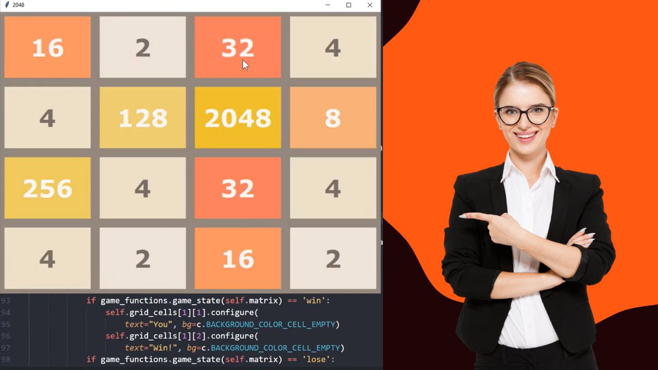 2048 game 10000x10000 AI