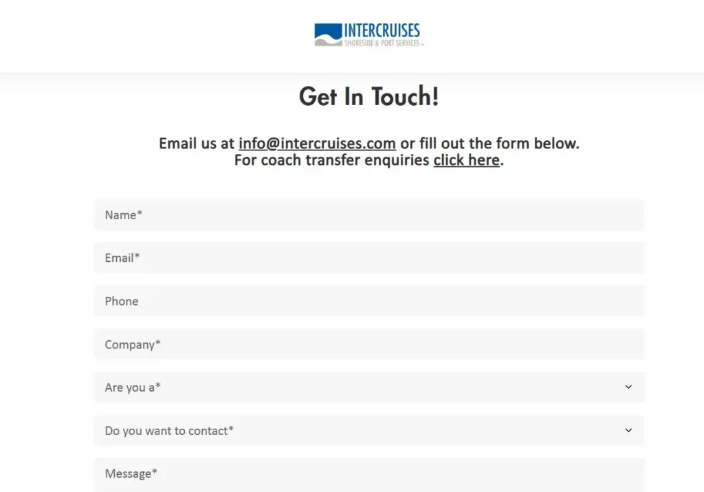 Intercruises Phone Number