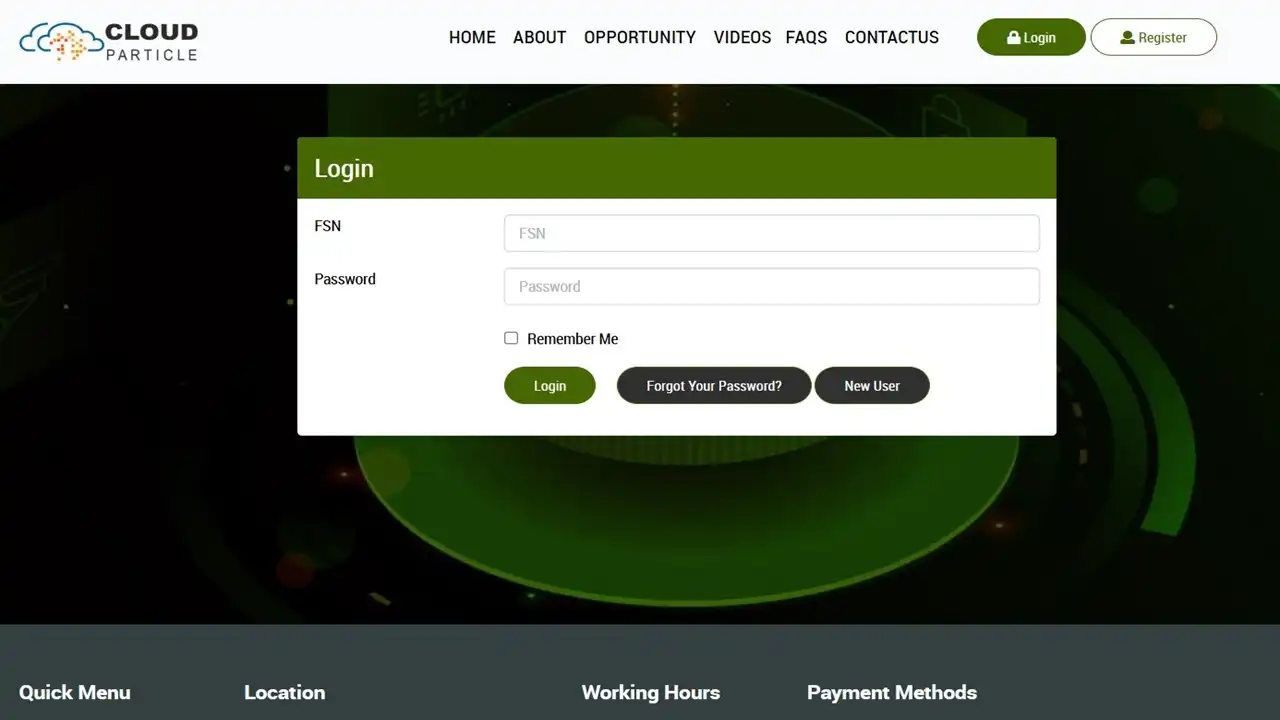 How To Mycloudparticles Login